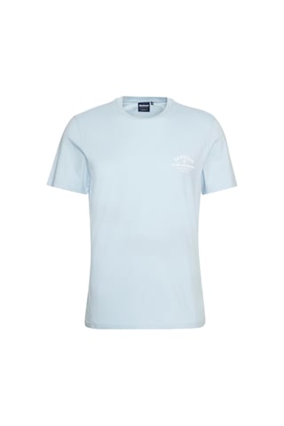 Barbour Cranmer Logo T-shirt Bu61 Ocean Sky Bu61 Ocean Sky