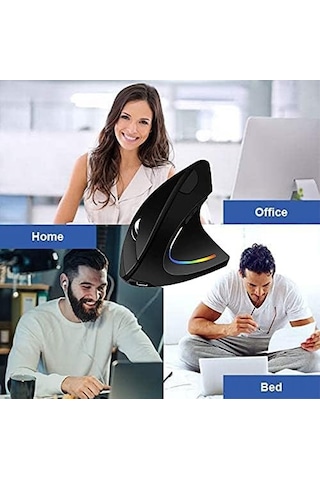 Geeksen Ergonomik Dikey Kablosuz Fare: Rahatlık Ve Verimlilik İçin Tasarlanmış 001