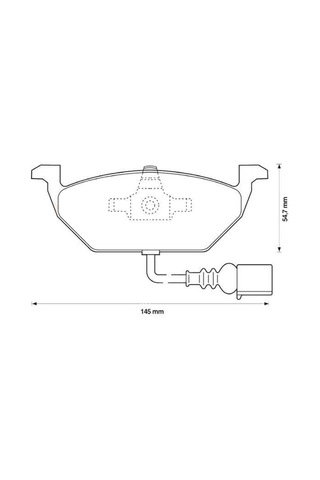 Seat İbiza Ön Fren Balata 2001-2023 1k0698151d 2313119705 1.2, 1.4, 1.6, 1.0, 1.4tsı, 1.0 Tsı, 1.6 Tdı, 1.2 Tsı, 1.4 Tdı, 1.9 Tdı, 1.2 Tdı