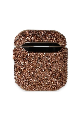 Apple Air Uyumlupods 2 2.nesil Mira Taşlı Kılıf - Rose Gold