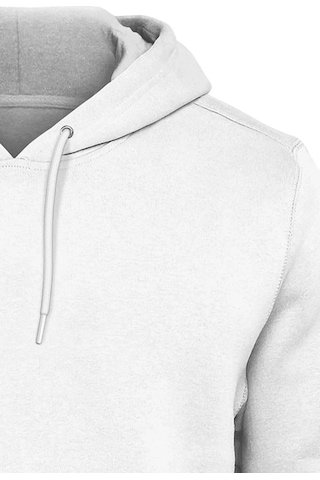 Tarzsokak Oversize Pembe Saçlı Kız Ve Tavşan Tasarım Baskılı Unisex Kapüşonlu Sweatshirt Hoodie Beyaz