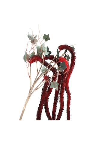 Yapay Çiçek Deposu Yapay Sarkan Amarantus Amaranthus 150cm Alev Kırmızısı