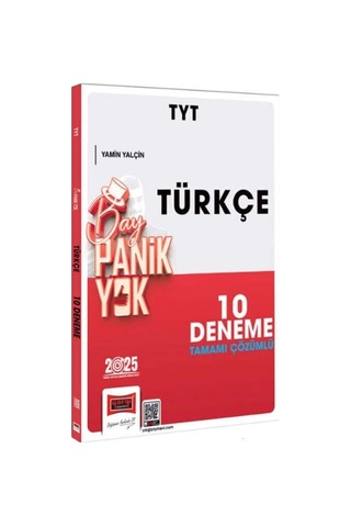 Yargı Yayınları 2025 Tyt Tamamı Çözümlü Panik Yok Türkçe 10 Deneme