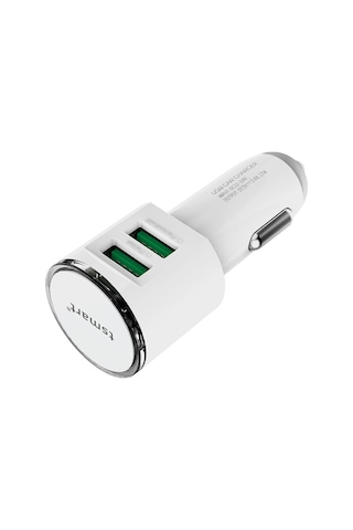 Tsmart Android Şarj Kablolu 3.4A Araç Şarj Cihazı Tsa12