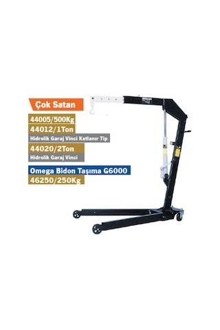 Omega Katlanır Gar Vıncı 500 Kg