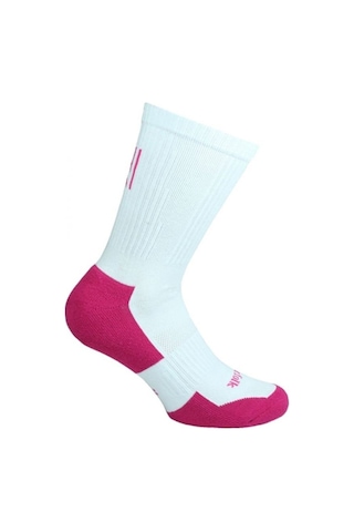 Hi-Tec Norfolk Serena-K Coolmax Havlu Taban Pembe Tenis Çorabı Beyaz