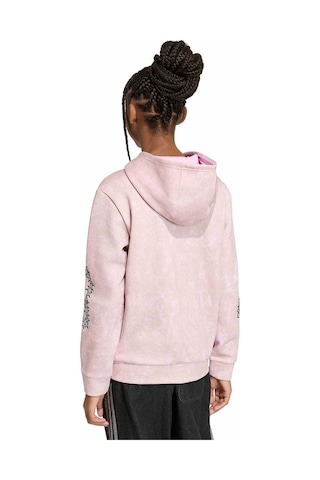 Adidas Çocuk Sweatshirt Adıdas Dısney Vıllaıns Loose Washed Gfx Hoodıe Kr4653 Pembe