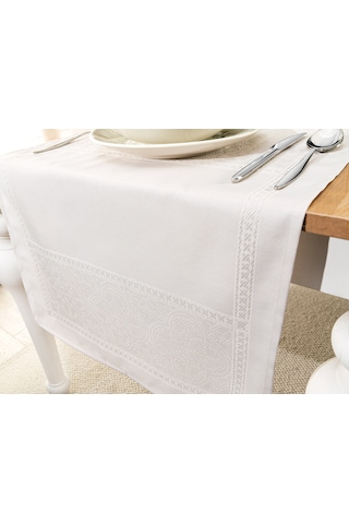 Madame Coco Moroccon Runner - Açık Gri - 45x160 Cm Runr-0000045x160cm-açık Gri