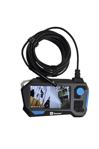 Profesyonel Monitörlü Yılan Kamera 360 Derece Dönen 5mt Yılan Kam