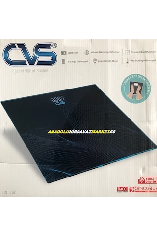 Cvs Dijital Baskül Dn Tartı Banyo Baskülü Lcd Ekran 150kg