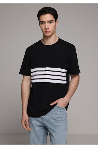 Colin's Colins Regular Fit Yuvarlak Yaka Düz Erkek Lacivert Kısa Kol Tişört Cl1079401 Q1.v2 Nav