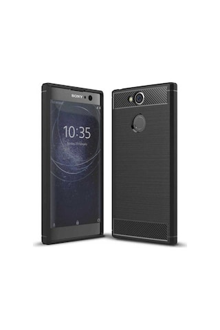 Sony Xperia L2 Kılıf Zore Room Silikon Kapak Siyah