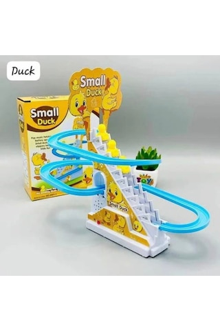 Small Duck Merdivenden Tırmanan Ördekler Eğlenceli Oyuncak Çok Renkli