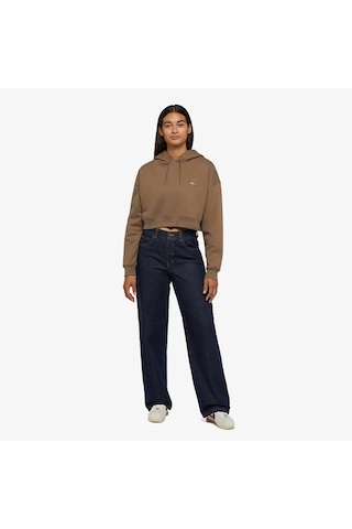 Dıckıes Dickies Oakport Cropped Kadın Kahverengi Hoodie