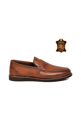 Voyager Taba Hakiki Deri Erkek Klasik Casual Ayakkabı Loafer 5770 M