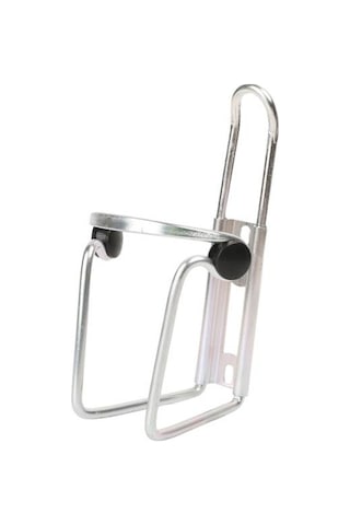 Bisiklet Su Şişe Kafesi Ağır Hizmet Tipi Alüminyum Alaşımlı Evrensel Mtb Bisiklet Bisiklet Su Bardağı Tutucu Depolama Rafı Bisiklet Aksesuarları Gümüş