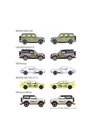 Majorette Castheads Track Racer 5'li