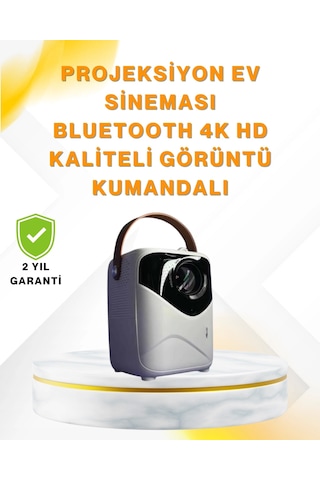 Ultra Hd Çözünürlüklü Taşınabilir Projektör - 1920x1080 Piksel Görüntü Kalitesi