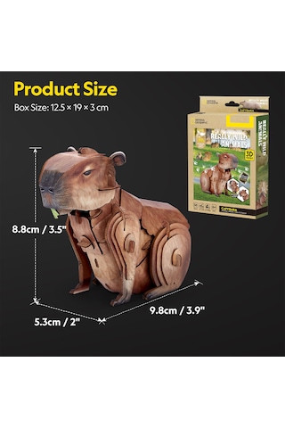 National Geographic - Kapibara 3d Puzzle Ds1177h