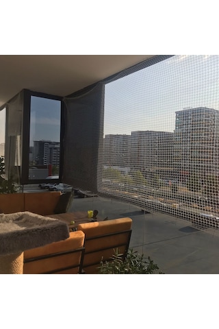 Morilu Balkon Filesi - Kuş Filesi - Kedi Filesi - Kedi Ağı - 2 Cm Gözenekli - 1.5 Mm İp