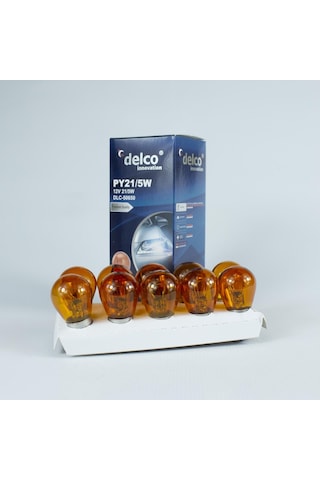 Delco U.s.a P21/5w 1016 Naturel Amber 12 Volt Ampul 10 Adet Bay15d