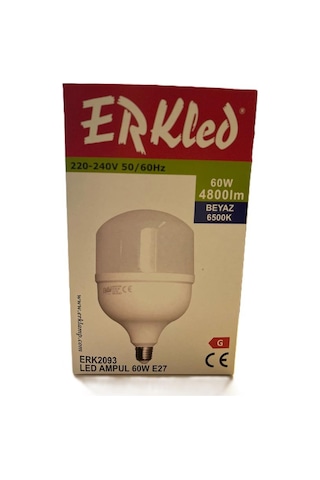 Erkled Torch E-27 Ampül Beyaz 60 W