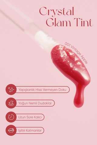 Clio Crystal Glam Tint 01 Vintage Apple 01