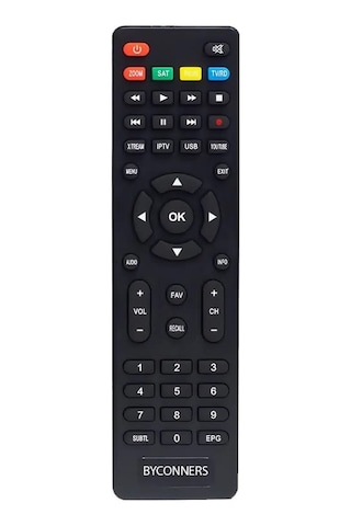 Uydu Kumandası Sencrom Multibox Bluelıne Aırtech Marka Tüm Cihazlara Uyumlu Xtream Tuslu Kumanda