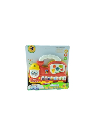 Oyuncak Lokomotif Piyano Işıklı Sesli 30 Cm