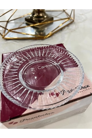 Paşabahçe 54771 Çay Tabağı Elysia 6'lı 13 Cm Şeffaf