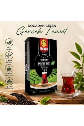 Happy Premıum Siyah Çay 1 Kg X 12 Adet PKT.HAPPY.118