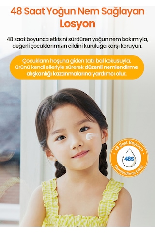 Çocuklar İçin Bariyer Destekleyen Yoğun Nemlendirici & Besleyici Losyon Atopalm Honey Lotion Kids