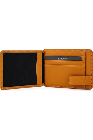 Tamer Tanca Erkek Hakiki Deri Hardal Kartlık 1148 350 Erk Krtlk Sk25-26 Hardal Hardal