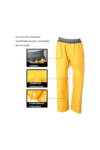 Sones Yetişkin Anti-riot Hd Çift Siperlikli Yağmurluk Yağmur Pantolonu Setleri, Beden: M Mavi