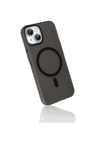 Apple, Uyumlu iPhone 14 Tuna Pc Slim Magsafe Kapak - Lacivert Beyaz