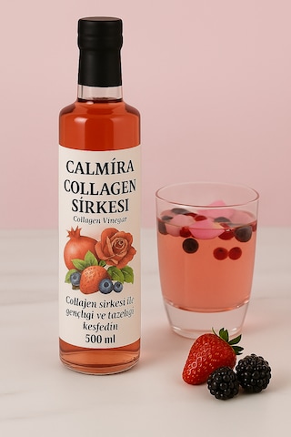 Calmira Kolajen Sirkesi 500 Ml - Collagen Sirkesi Kolajen Şurubu Katkısız Ve Doğal "tip-1 Ve Tip-3"