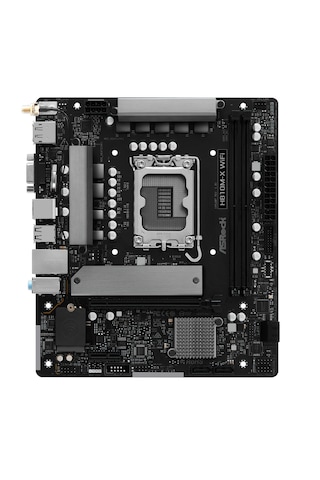Asrock H810m-x Wıfı 6400mhz Ddr5 Soket 1851 M.2 Usb 3.2 Hdmı D-sub Matx Anakart