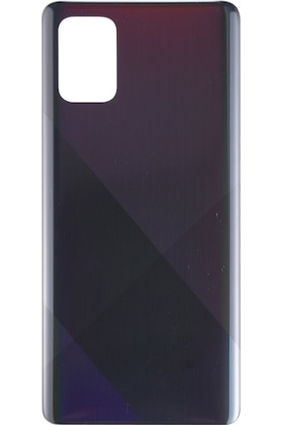 Samsung Galaxy A71 Uyumlu Arka Pil Batarya Kapağı Sm-a715f - Siyah