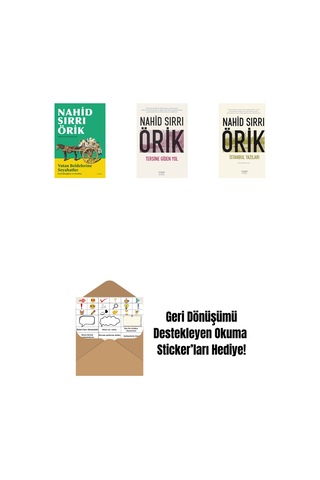 Vatan Beldelerine Seyahatler + Tersine Giden Yol + İstanbul Yazıları + Okuma Sticker'ları