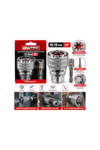 Ayarlanabilir Cıvata Somun Ucu 10-19mm 3/8 Inc - 3/4 Inc - 1/2 Inc