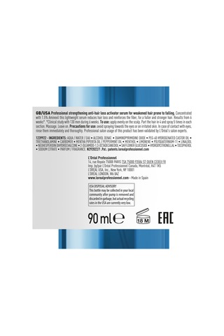 L'Oréal Professionnel Serie Expert Aminexil Advanced Dökülme Karşıtı Güçlendirici Aktivatöer Serum 90 ML