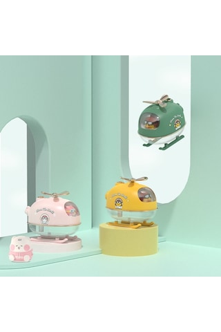 Icarer Ailesi Ifjsq07 Karikatür Nano Sprey Atmosfer Gece Lambası Nemlendirici, Özellik: Şarj Ediyor Yeşil