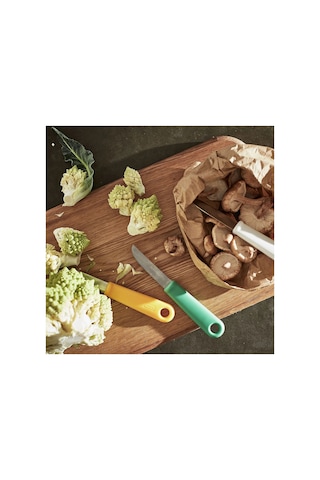 Ikea Uppfylld 3 Parça Soyma Bıçağı Seti 8 Cm Yeşil - Sarı - Beyaz Çok Renkli
