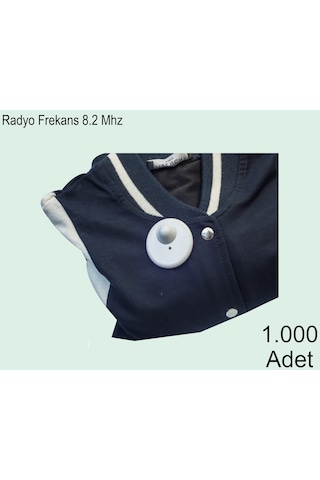 Round R50 Plastik Alarm Etiketi Rf Radyo Frekans 1 Koli:1000 Adet