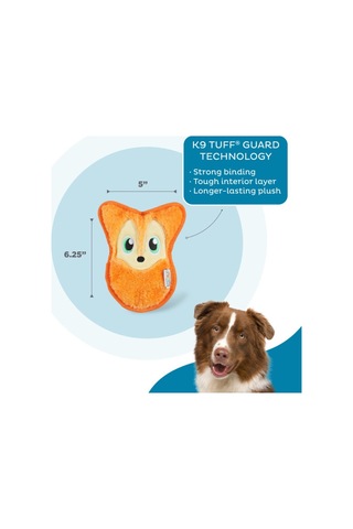 Durablex Fox Düdüklü Peluş Köpek Oyuncağı Xs