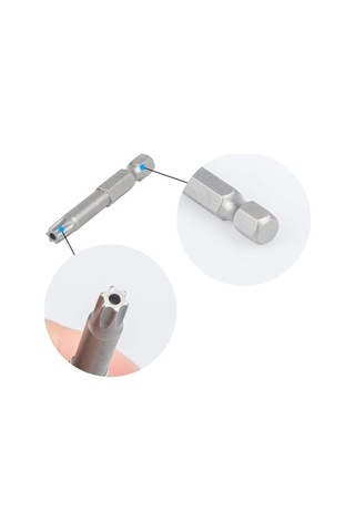 Dancemonkey 12 Paket Torx Başlı Tornavida Ucu Seti 1/4 Inç T5-t40, 1 Paket Saplı