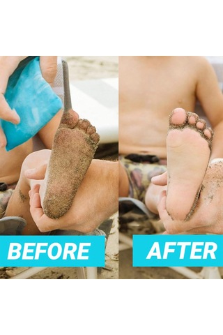 Tüm Aile İçin Kum Temizleme Torbası Kalınlaştırıcı Toz Kese Kum Temizleyici Plaj, Tatil Kampı Temelleri