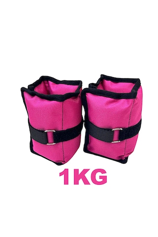 Me&ra Sport 1 Kg X 2 Adet El Ayak Bilek Ağırlık Seti Kum Ağırlık Torbası Pembe