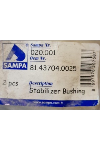 SAMPA MAN M90 YATAK, DENGE KOLU 81437040025