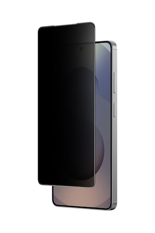 Galaxy S26 Ultra Uyumlu Amazingthing Radix Privacy Parmak İzi Bırakmayan Cam Ekran Koruyucu Siyah